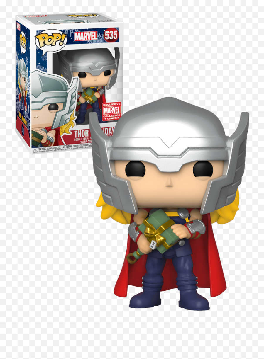 Funko Pop Marvel 80 Years 535 Thor Holiday - Collector Corps Exclusive New Mint Condition Marvel Collector Corps Holiday 2019 Png,Thor Comic Png