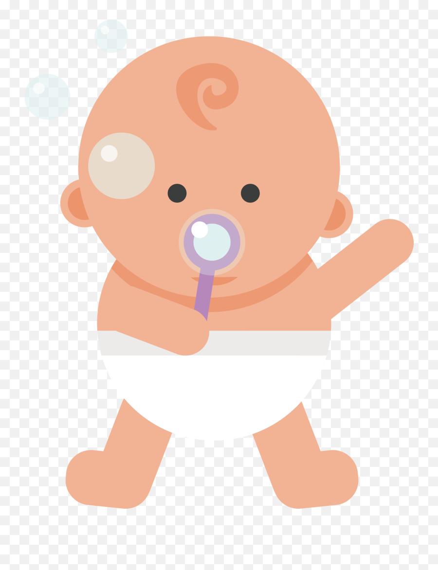 Drawing Clip Art - Baby Blowing Bubbles 1738820 Png Bebe Png Dibujo,Bubbles Clipart Png