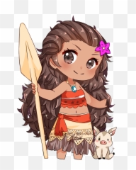 Tangled Pascal Png - On Moana En Anime 3274215 Vippng Moana Anime Png,Moana Transparent Background