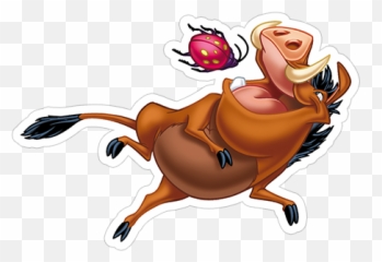 Download Viber Sticker Pumbaa - Timon Y Pumbaa Sticker Png,Pumba Png