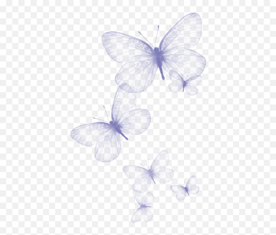 Purple Butterfly Clipart - Transparent Background Butterfly Clipart Png,Butterfly Clipart Transparent Background