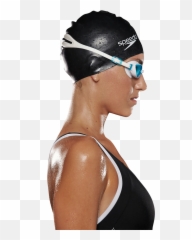 Download Advanced Goggle Technology - Woman Speedo Swim Cap png
