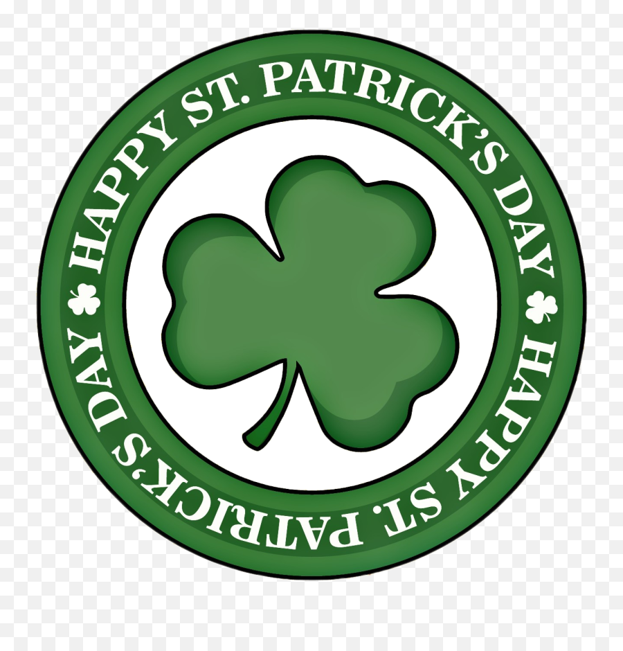 Saint Patricks Day Round Logo Png Image - St Patricksday Png,St Patrick Day Png