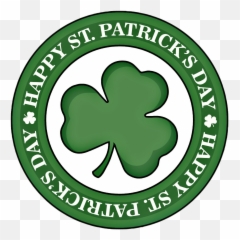 Saint Patricks Day Round Logo Png Image - St Patricksday Png,St Patrick Day Png