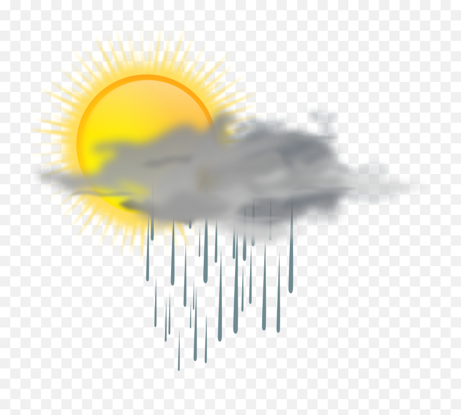 Heat And Rain Make For Steamy Weather Conditions Public - Sun And Rain Clouds Png,Rain Png Transparent