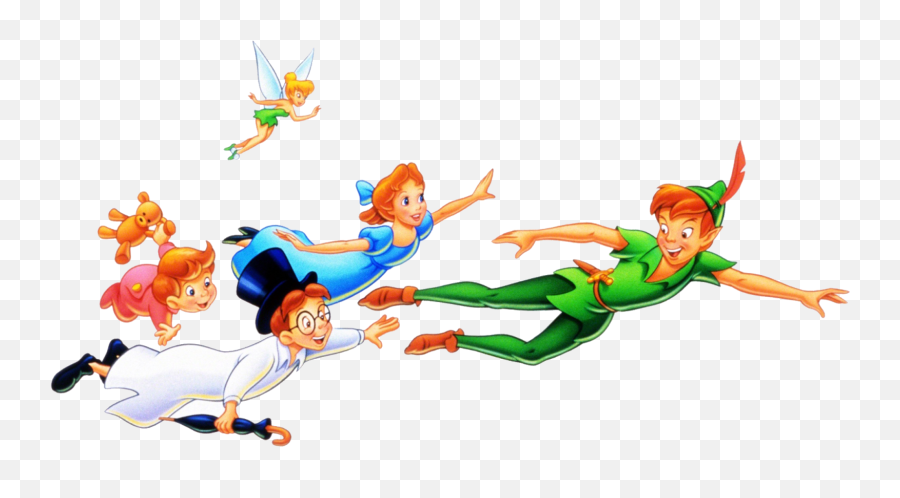 Peter Pan Characters Png Clipart - Wendy Peter Pan Characters,Peter Pan Png