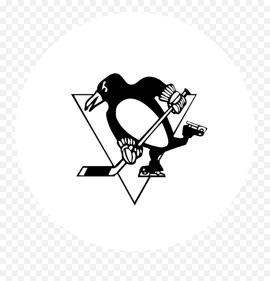 Download Pittsburgh Penguins Logo Black - Pittsburgh Penguin Logo Png,Pittsburgh Penguins Png