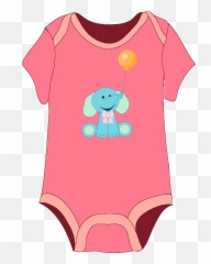 Cartoon Cute Baby Onesies Elements - Png