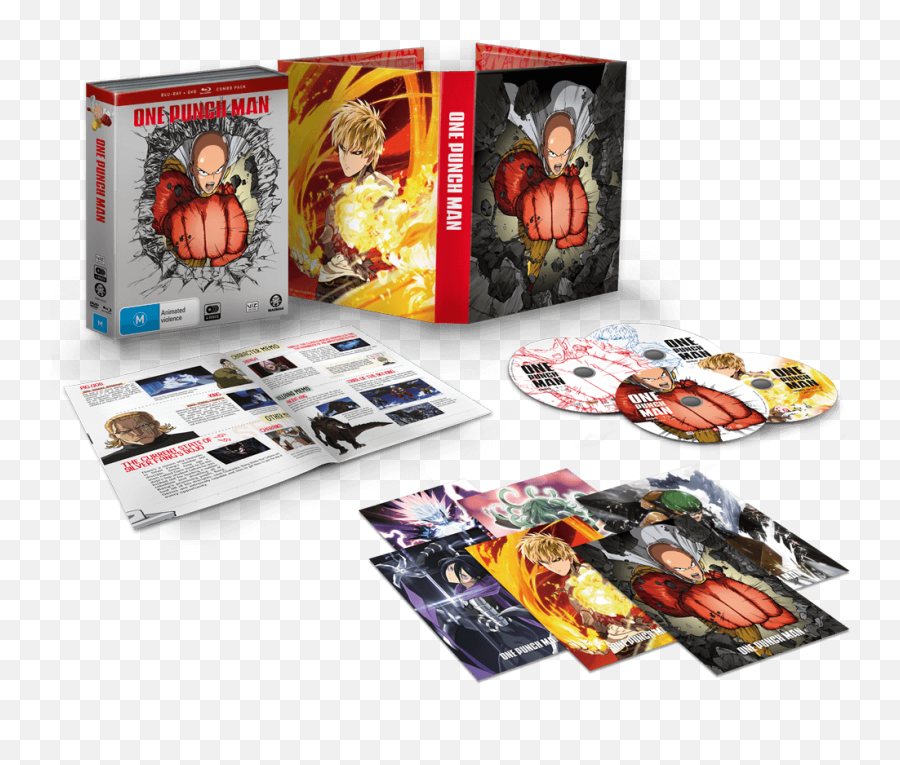 One Punch Man - Available To Own Now Madman Entertainment One Punch Man Limited Edition Blu Ray Png,One Punch Man Logo