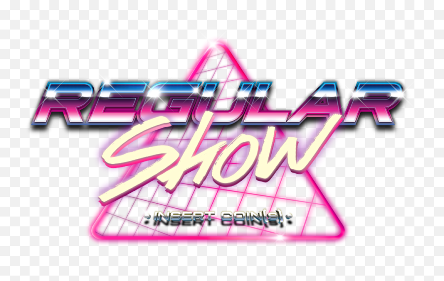 80s Regular Show - Horizontal Png,Regular Show Logo