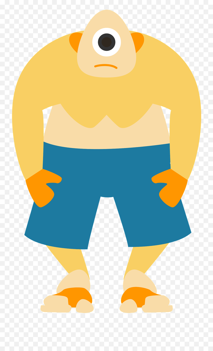 Cyclops Monster Clipart - Monster Clipart With Clothes Png,Cyclops Png