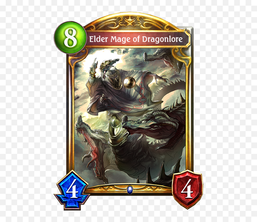 Elder Mage Of Dragonlore - Shadowverse Lich Png,Dragon Lore Png