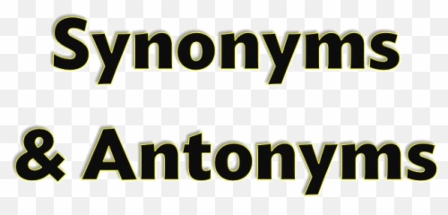 Synonyms And Antonyms Text Images Music Video Glogster - Horizontal png
