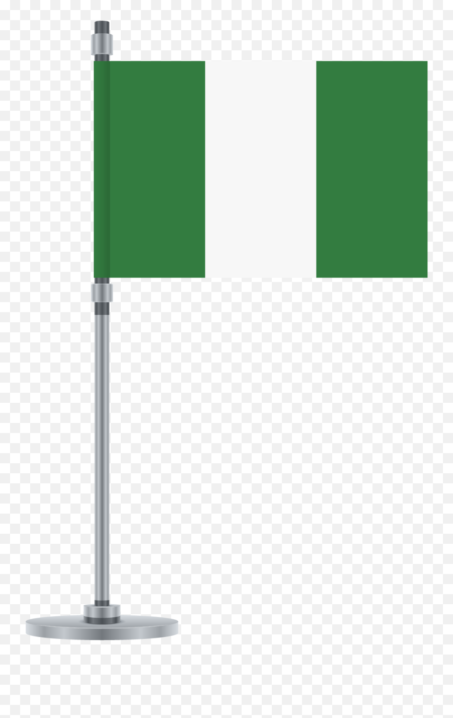 Send A Parcel To Nigeria Delivery - Nigeria Flag With Pole Png,Nigerian Flag Png
