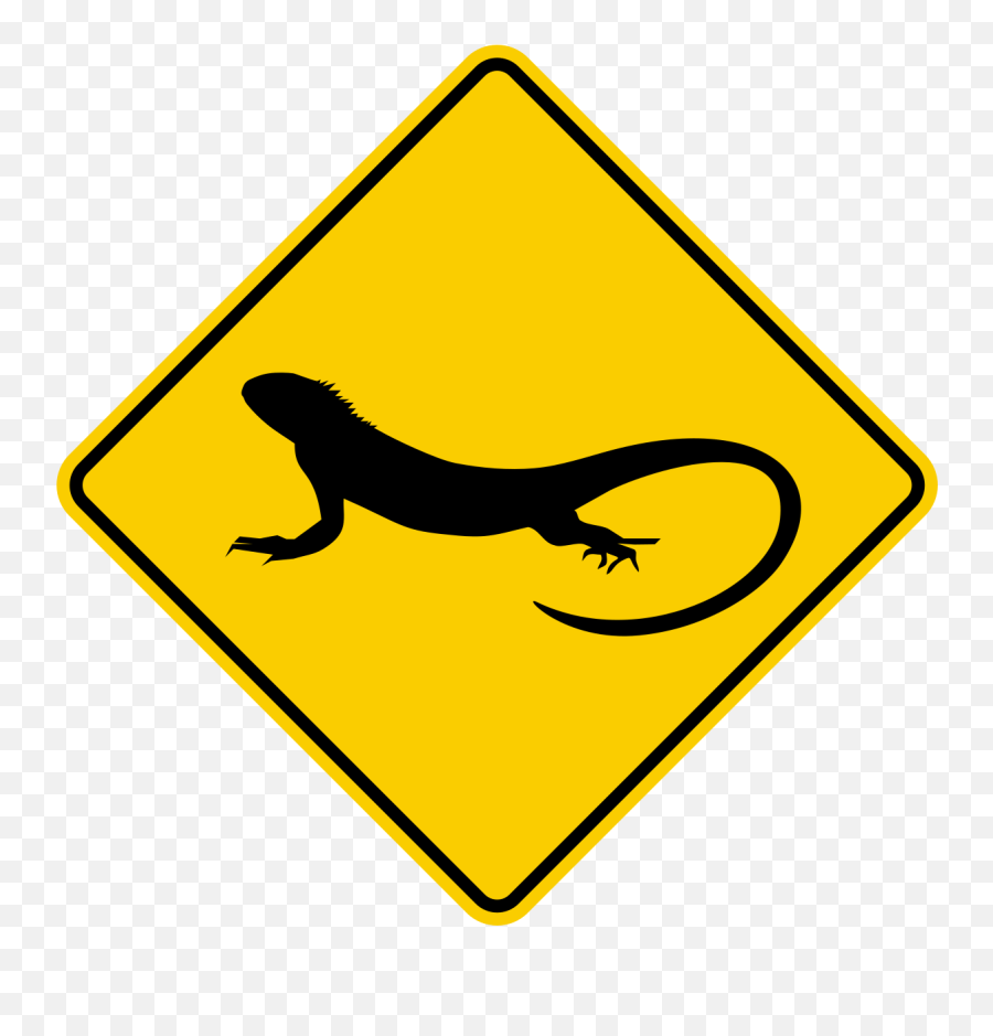 Filecolombia Road Sign Sp - 49 Lizardsvg Wikimedia Commons Low Ground Clearance Sign Png,Lizard Transparent