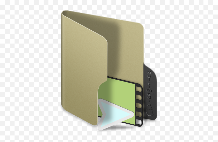 Multimedia Icon - Mac Os Folder Icons Softiconscom Horizontal Png,Windows Warning Icon