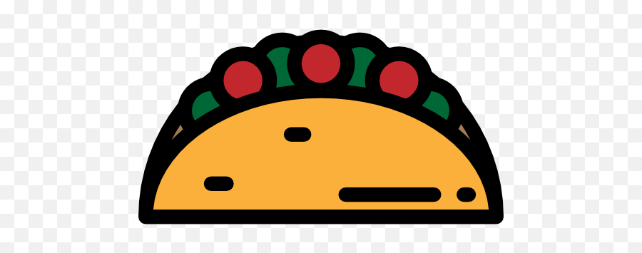 Taco - Mexican Food Icon Png,Mexican Food Icon