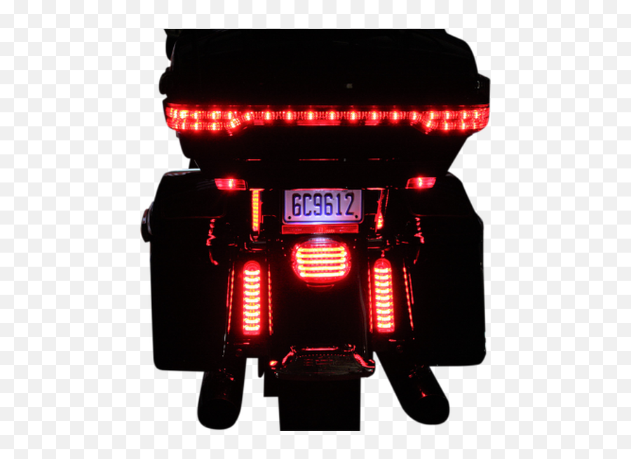 Red Led Tail Lights With Lens And - Custom Dynamics Probeam Fillerz Saddlebag Led Light Png,Tail Light Icon