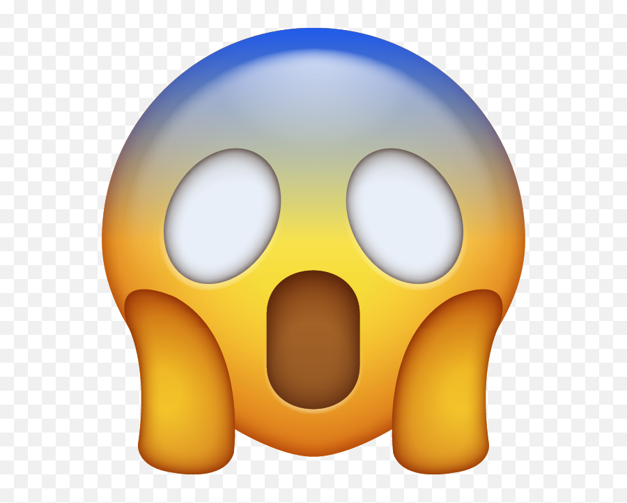 Surprised Emoji Transparent Png - Transparent Gasp Emoji,Scared Emoji Png