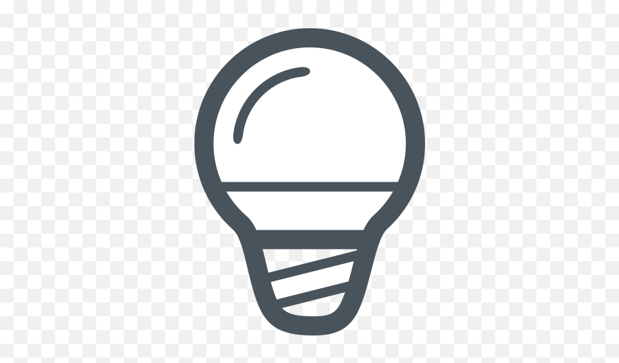 Bulb Linear Simple Icon - Language Png,Home Automation Icon