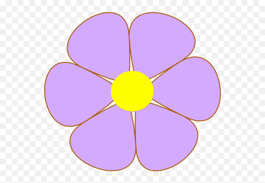 Flower Clipart Free Library Png Files - Flower Clip Art Purple,Simple Flower Png