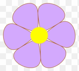 Flower Clipart Free Library Png Files - Art Purple
