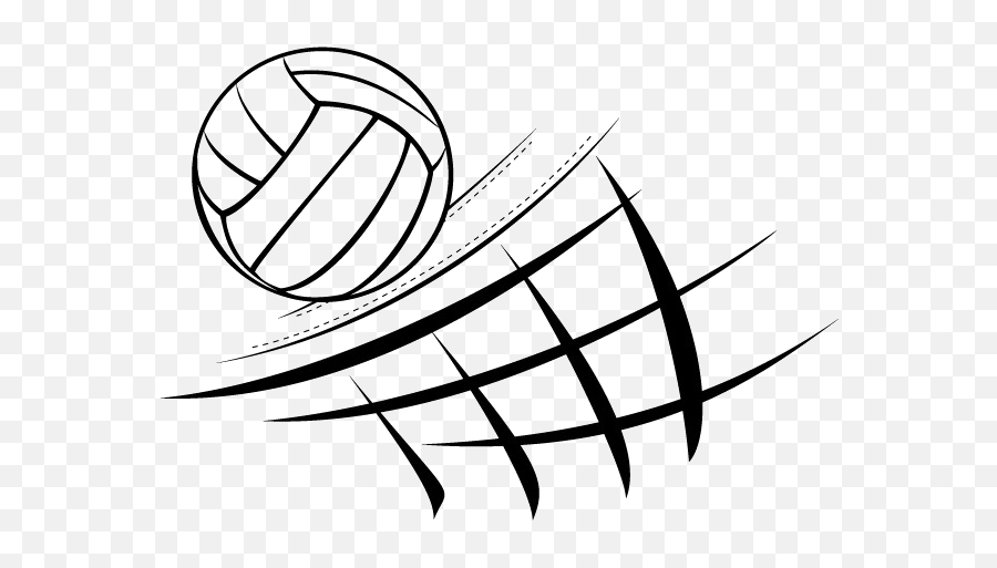 Download Black Volleyball Png Image - Drawing,Volleyball Png