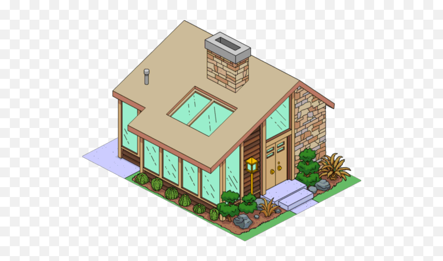 Simpsons Tapped Out Work From Home Station Post Navigation - Simpsons Cool Brown House Png,The Simpson's Tappedout Running Icon Next To Job