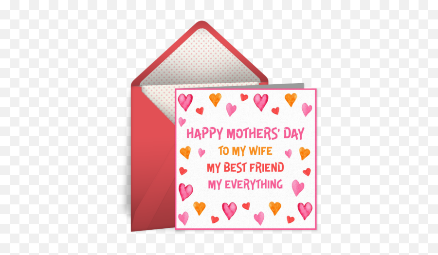 Happy Motheru0027s Day To My Wife Free Mothers Ecard - Happy Fathers Day Husband Png,Happy Mothers Day Icon