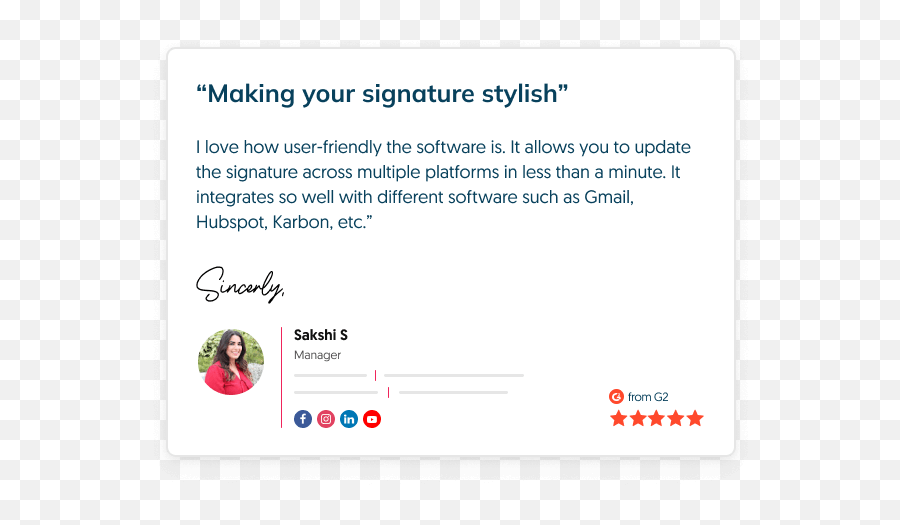 Wisestamp - Generate U0026 Manage Professional Email Signatures Dot Png,Instagram Signature Icon