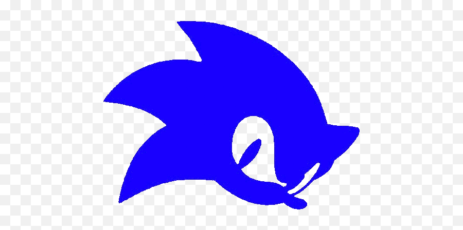 Sonic Face Sticker - Sonic Face Sonic The Hedgehog Sonic The Hedgehog Silhouette Png,Face Zoom Icon
