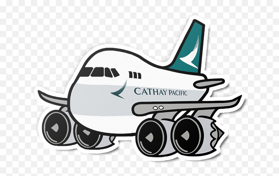 Cathay Pacific Boeing 747 - 8f Freighter Die Cut Qantas Airways 747 Transparent Png,Icon Die Cutting