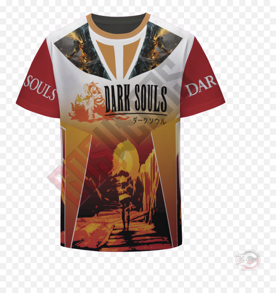 Dark Souls Logo T - Active Shirt Png,Dark Souls Logo Transparent