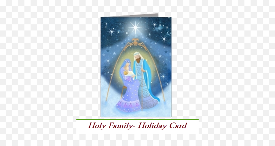Abba Oil Ltd - Holy Family Holiday Card Christmas Day Png,Christmas Nativity Icon