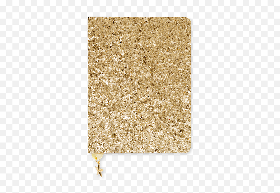Glitter Gold A6 Notebook - Go Stationery Png,Gold Glitter Star Png