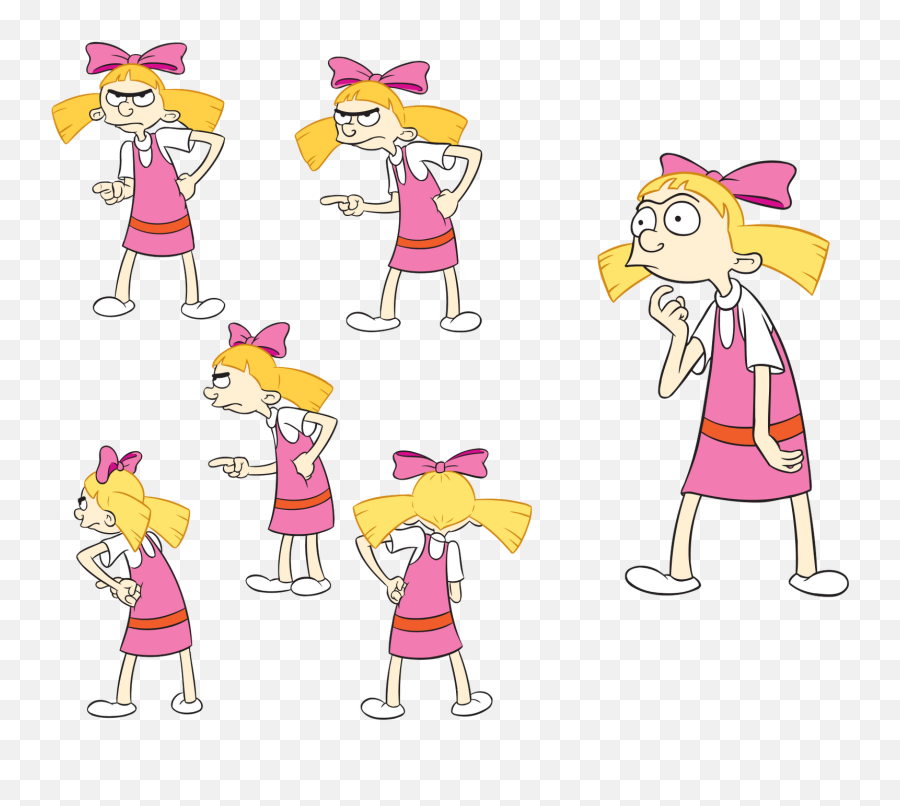 The G Stands For Geraldine - Hey Arnold Character Models Png,Hey Arnold Png