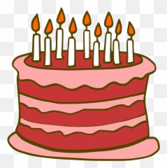 Birthday Cake Free Download Png - Coloring Page
