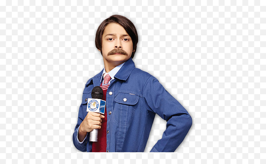 Ace Mcfumbles From Bella And The Bulldogs Nickcom - Bella And The Bulldogs News Boy Png,Fake Mustache Png