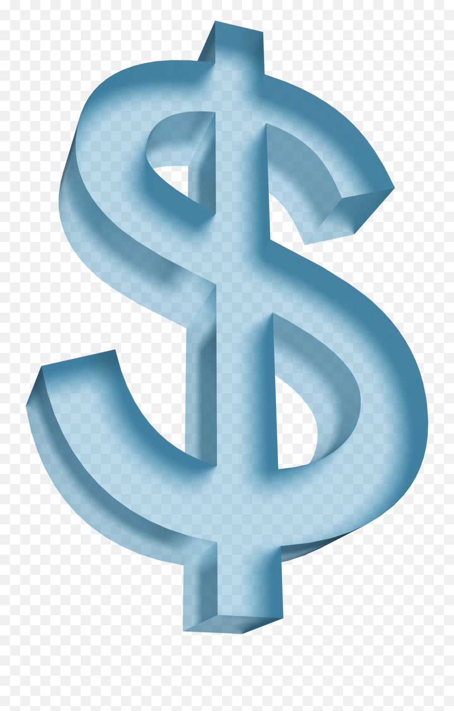 Download 3d Dollar Sign Png - Blue Dollar Sign Transparent Background,Dollar Sign Transparent