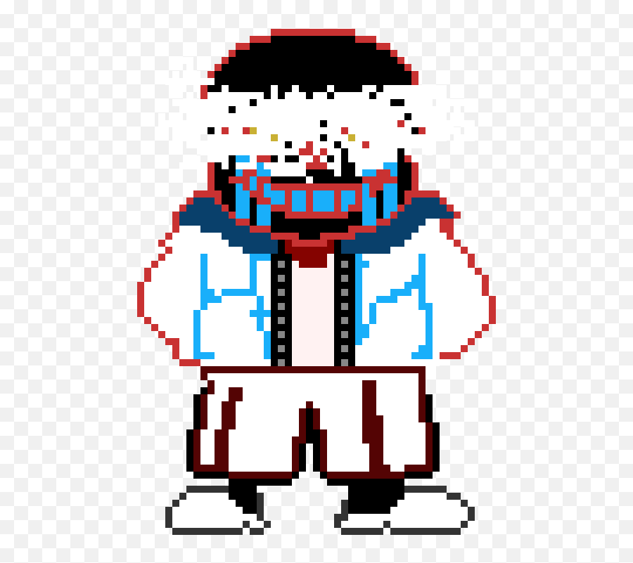 Corrupted Errortale Sans - Sprite Clipart Full Size Family Pizza Png,Sans Transparent Background