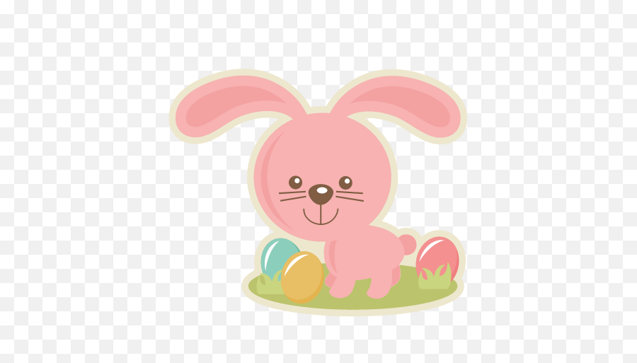 Easter Bunny In Nest Svg Cutting Files - Bunny Easter No Background Png,Easter Bunny Transparent