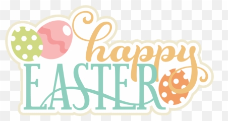 Memory Clipart Title Scrapbook - Transparent Happy Easter Page Layout png