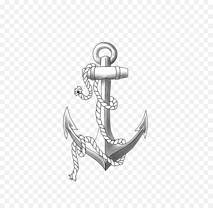 Download Anchor Clipart Tatoo - Anchor Drawing Png Png Image Transparent Anchor Tattoo Png,Tatoo Png