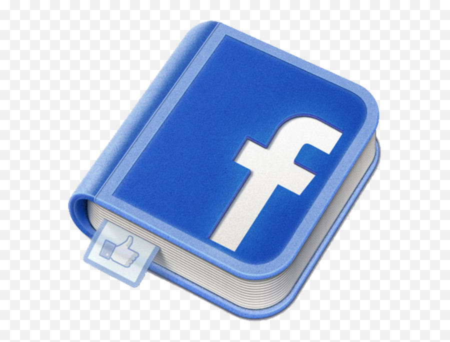 Download Fb Png Icon - Facebook Logo On A Book Png Image Logo Facebook Book Png,Fb Logo Png