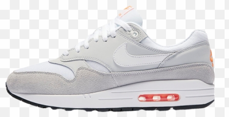 Nike Air Max 1 Pure Platinum Orange - White And png