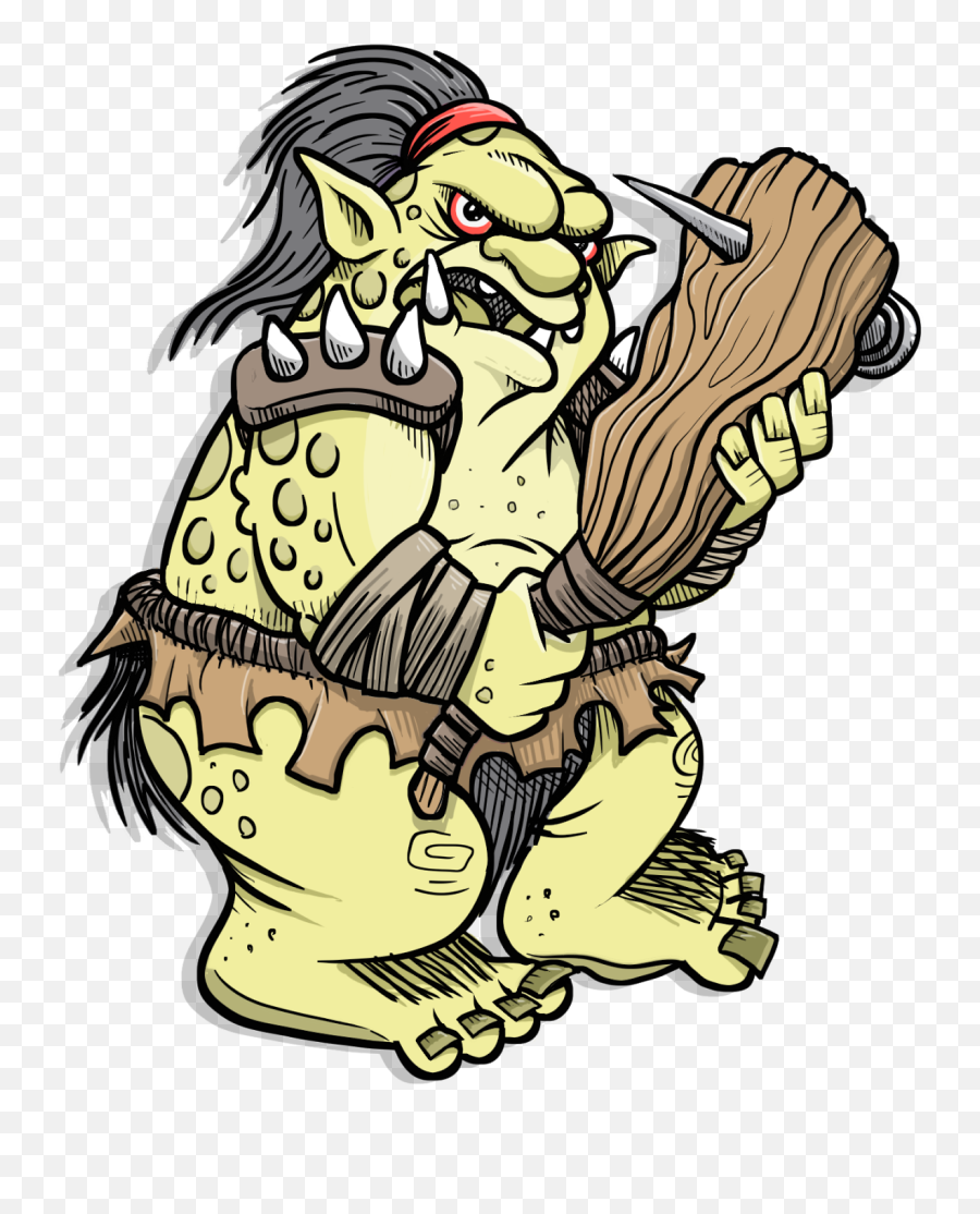 Orc Clipart Troll Bridge - Revenge Of The Blood Thirsty Troll Png Cartoon,Orc Png