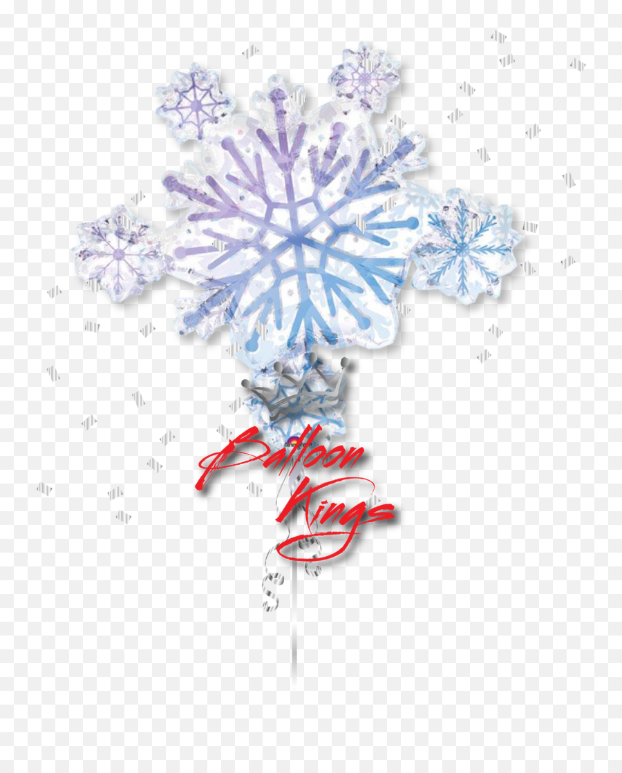 Snowflakes Cluster - Balloon Png,Snowflake Emoji Png
