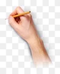 Download Hand Holding Pencil Png - Art Transparent