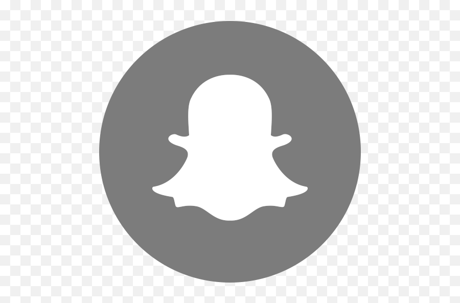 Logo Media Snapchat Social Icon - Snapchat Logo Black Png,Black Silhouette Logo