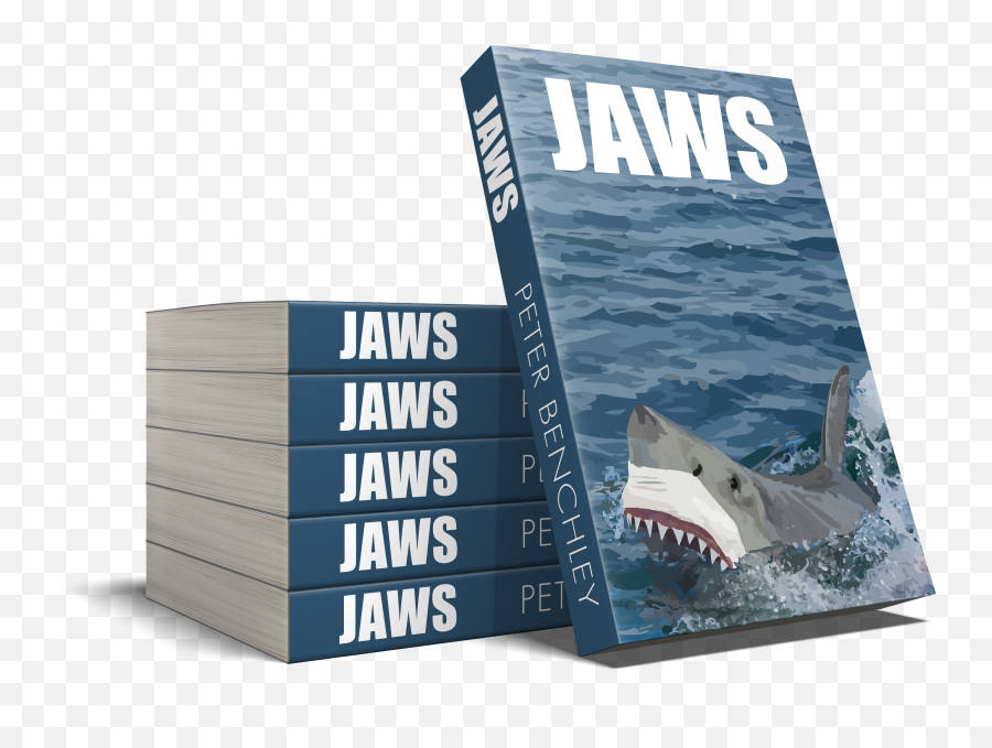 Download Jaws Books - Design Png Image With No Background Great White Shark,Jaws Png